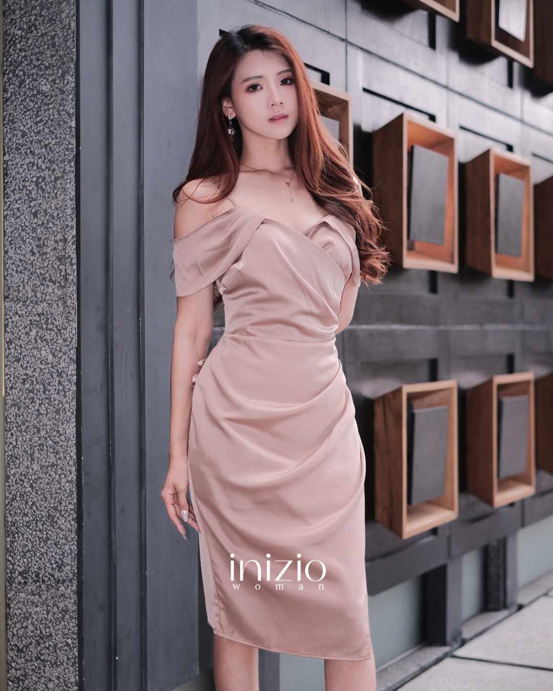 Nami dress in Light Brown