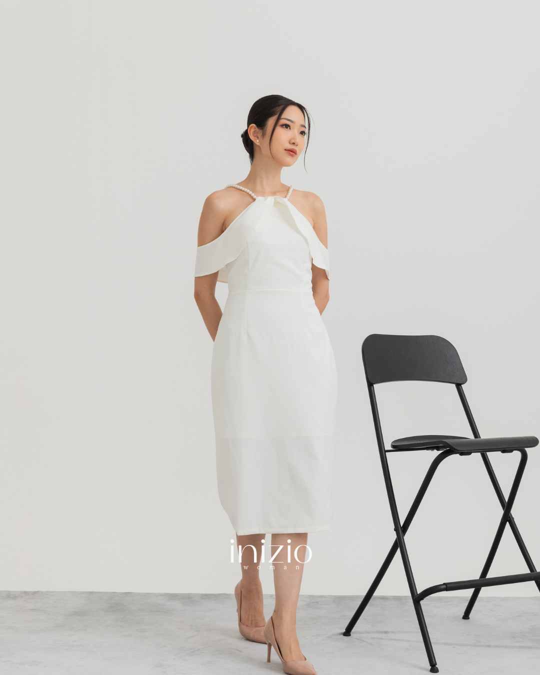 Hani Pearl Halter Neck dress
