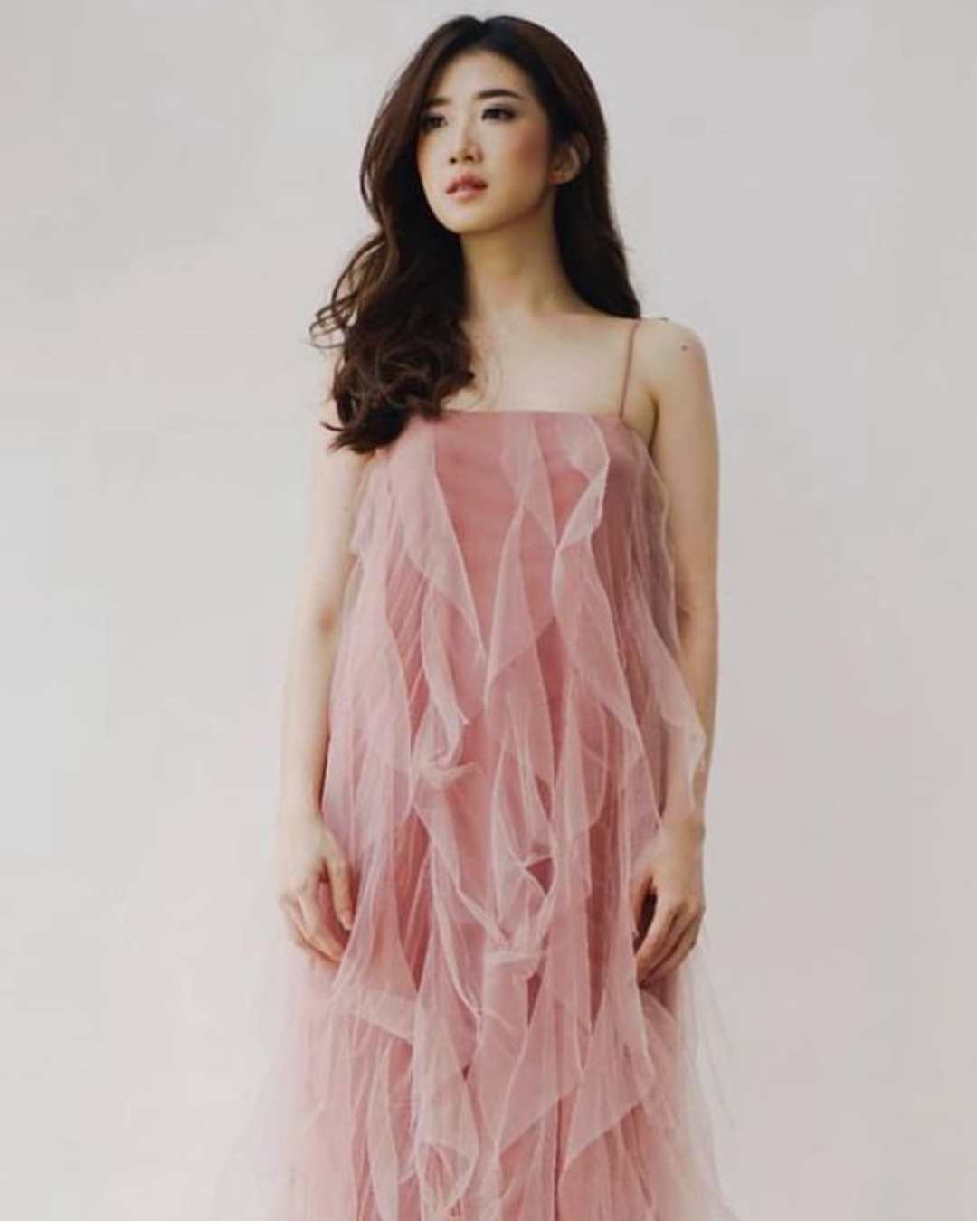 Cassia Tulle dress in Pink