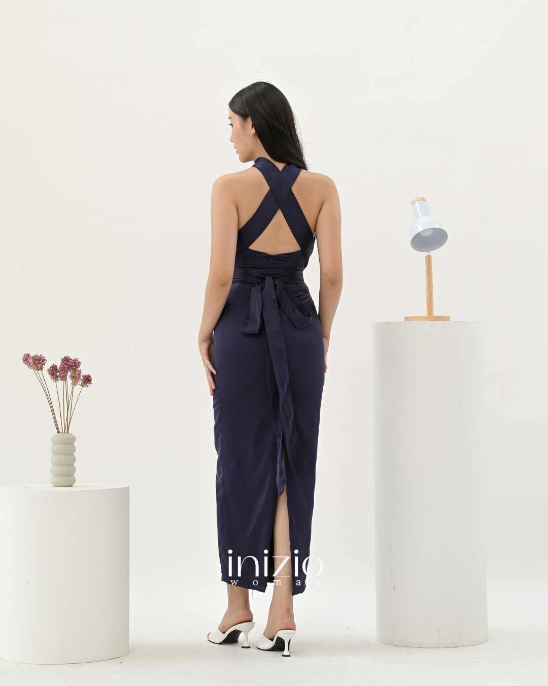 Harper dress in Navy