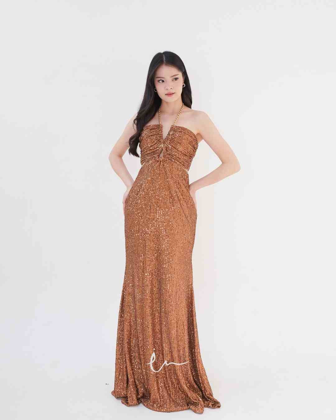 Verona Sequin Maxi dress