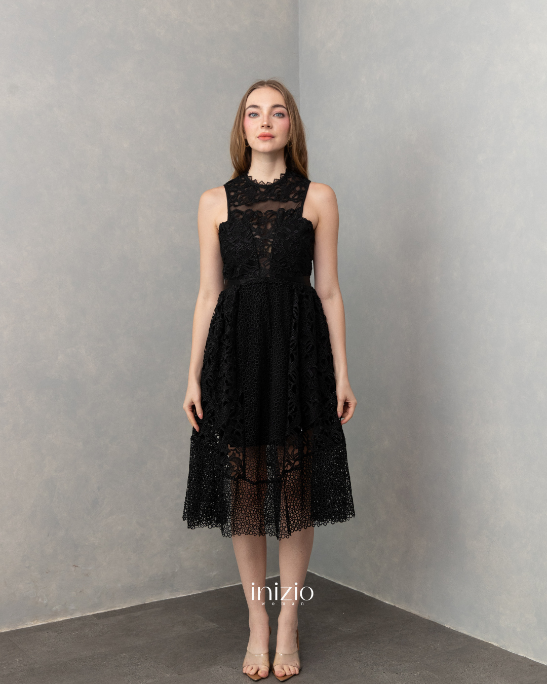 Mahita Black Lace dress