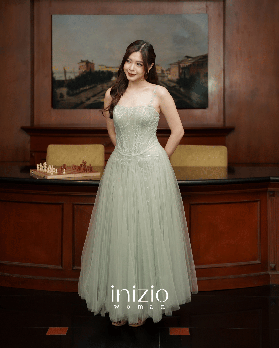 Darie Gown in Mint