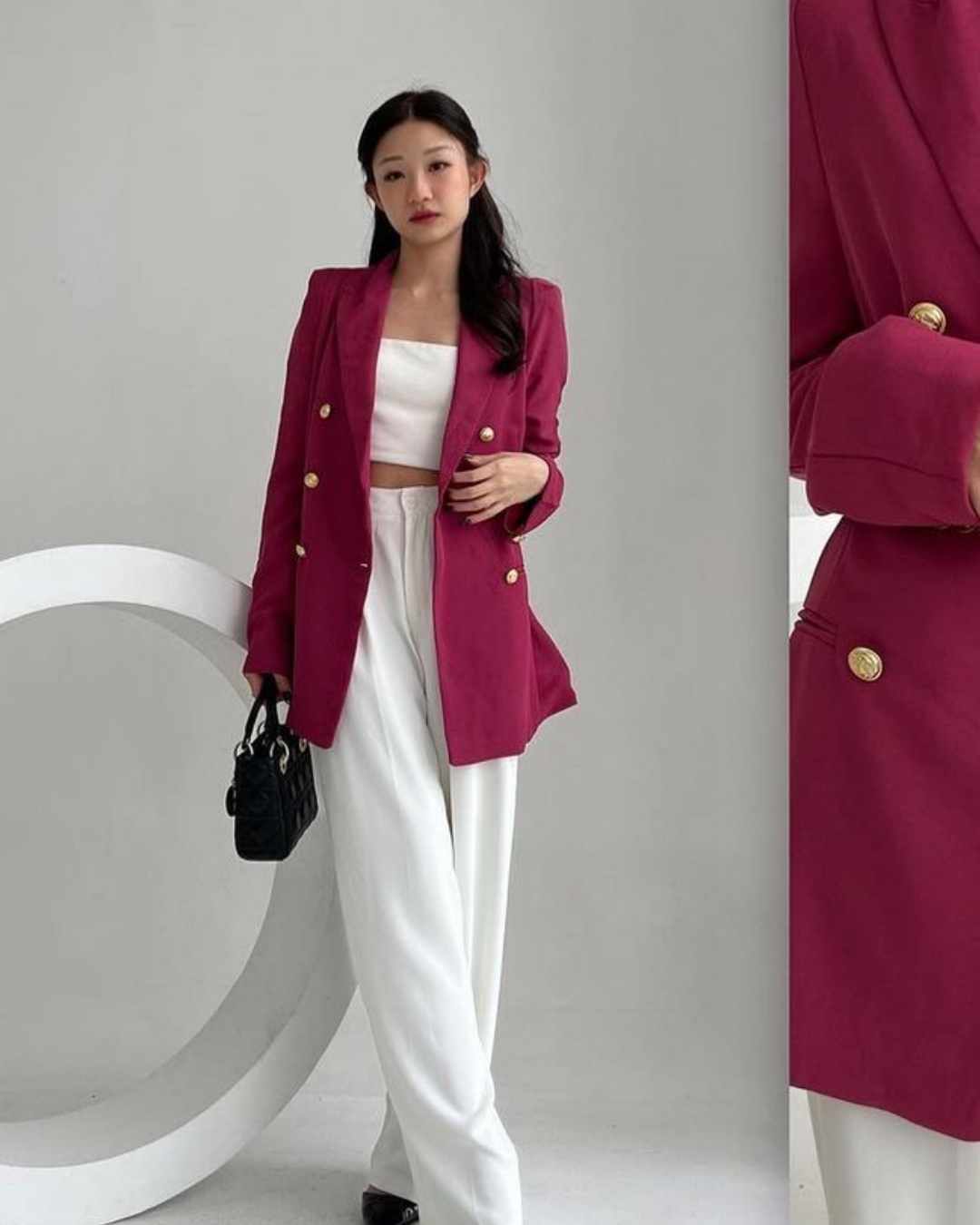 Lenon Blazer in Pink Fuchsia