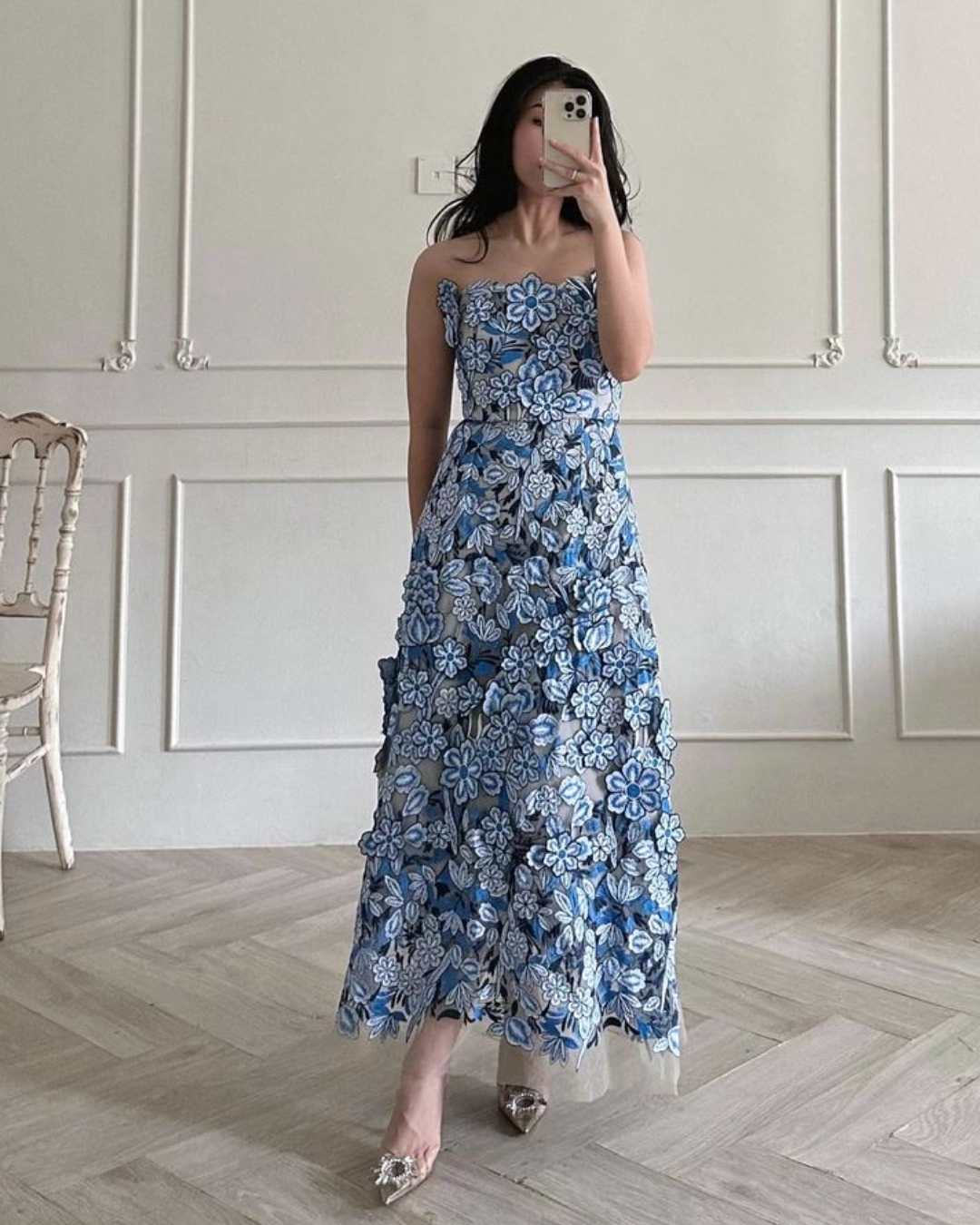 Belis Blue Floral dress