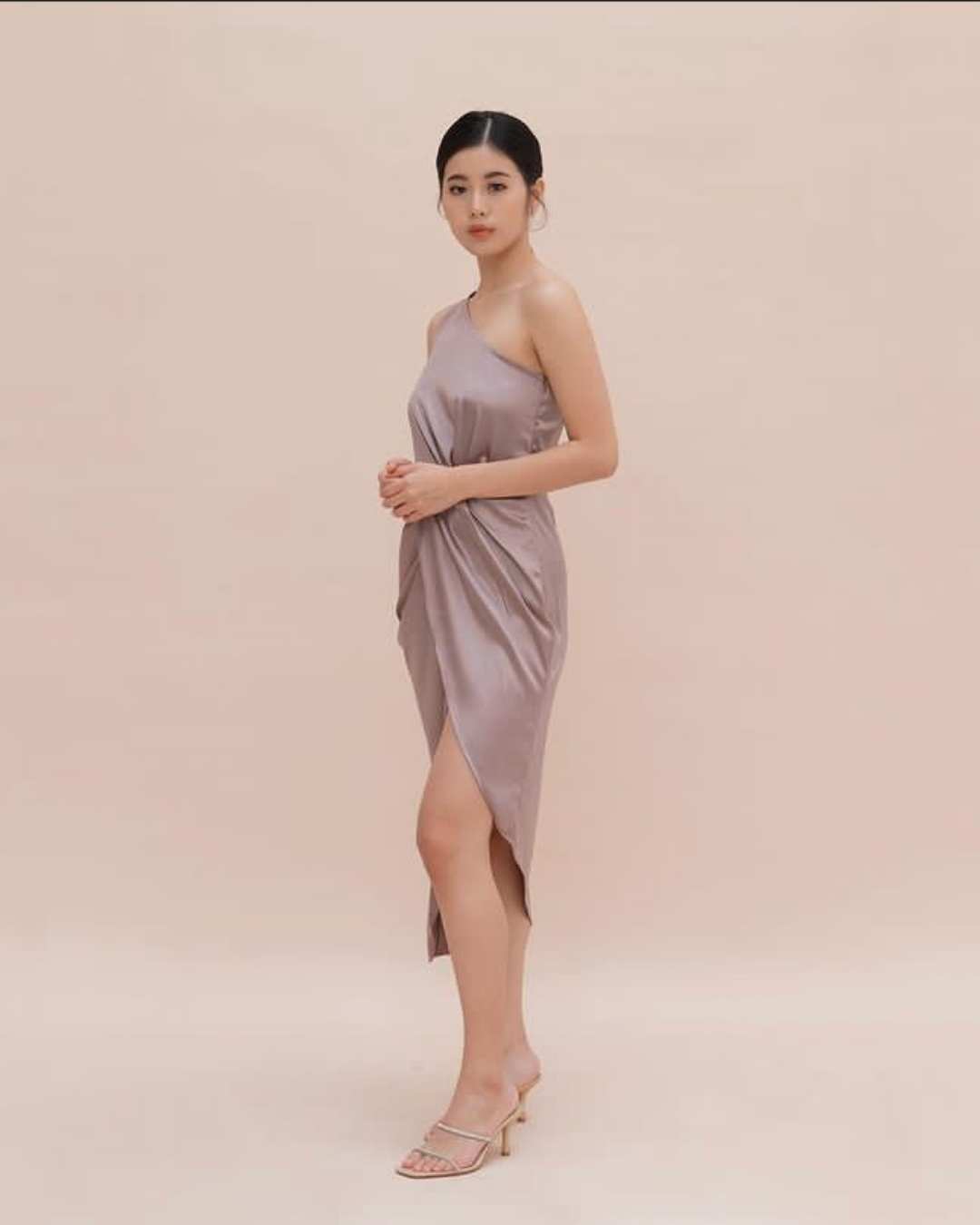 Nadine dress in Mauve
