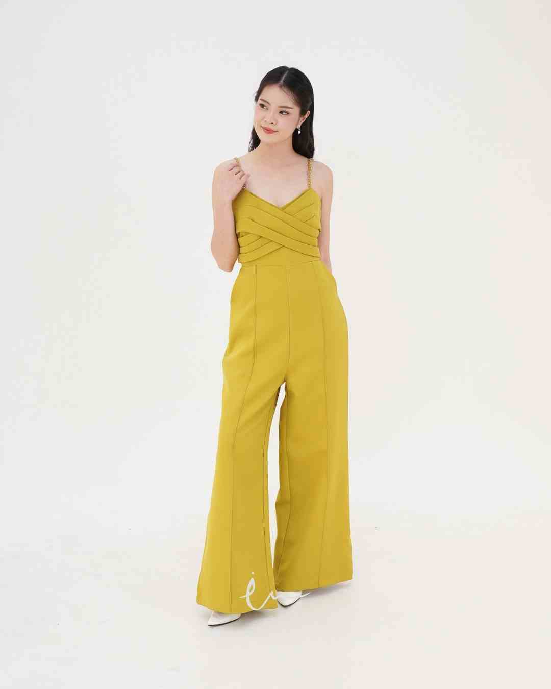 Adelia Yellow Jumpsuit
