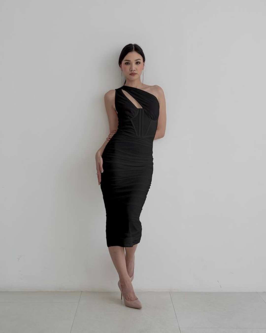Lauren Corset dress in Black