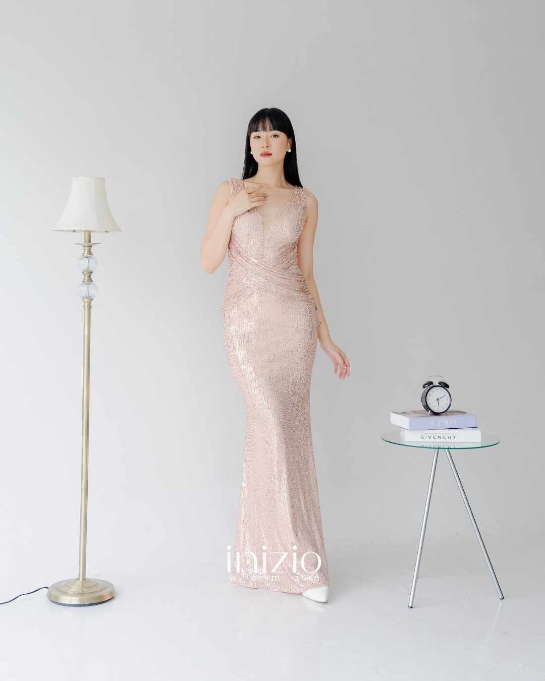 Novia Sequin Maxi dress
