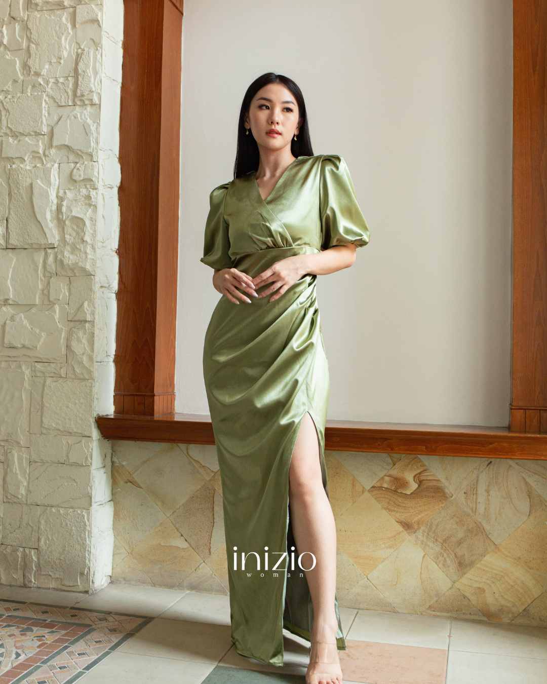 Ester dress in Green