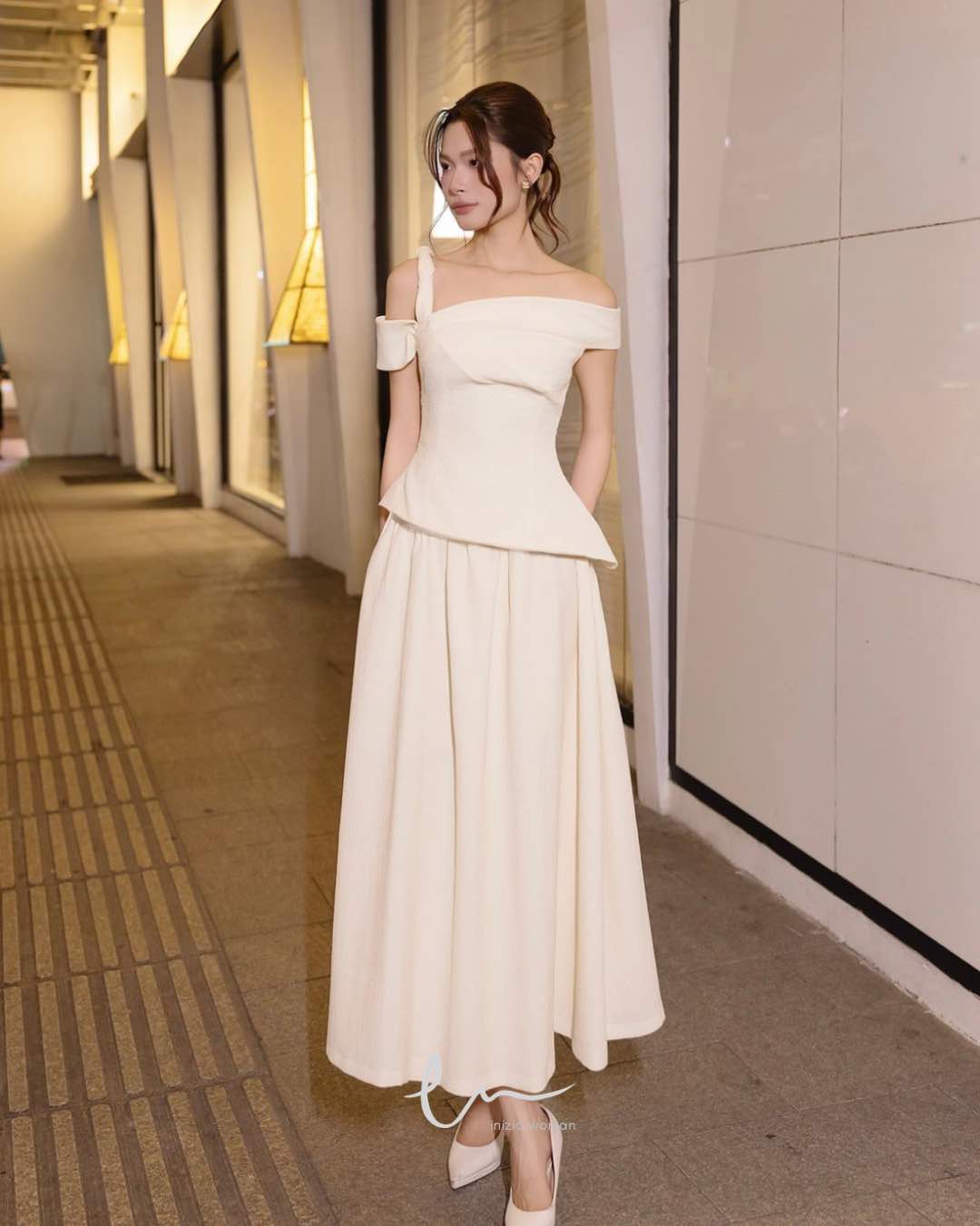 Alexandra dress in Cream