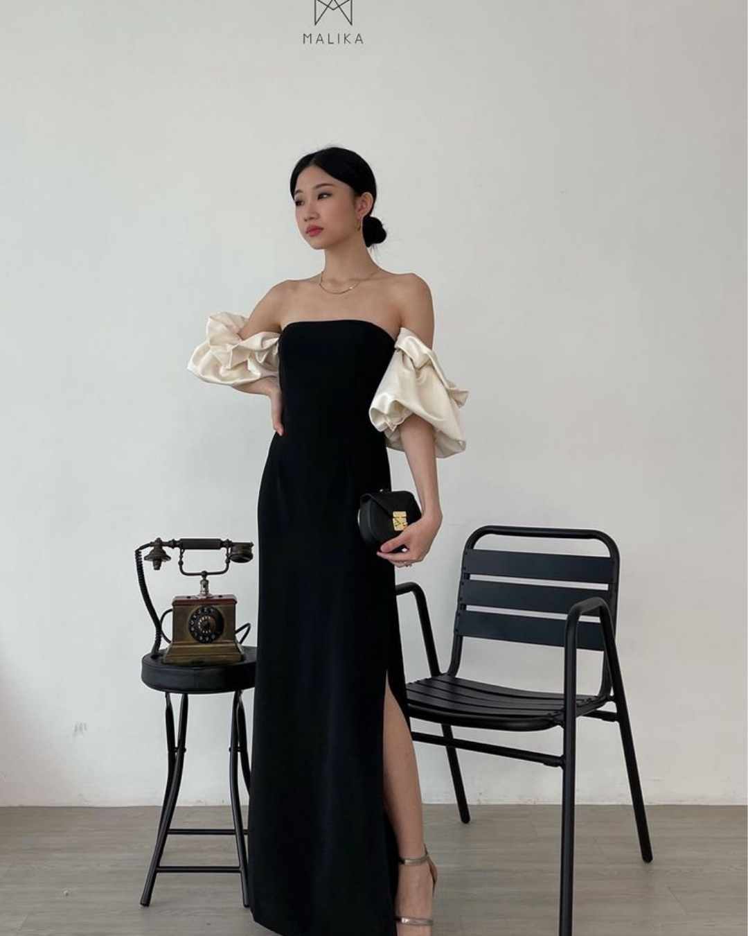 Stella dress in Gold