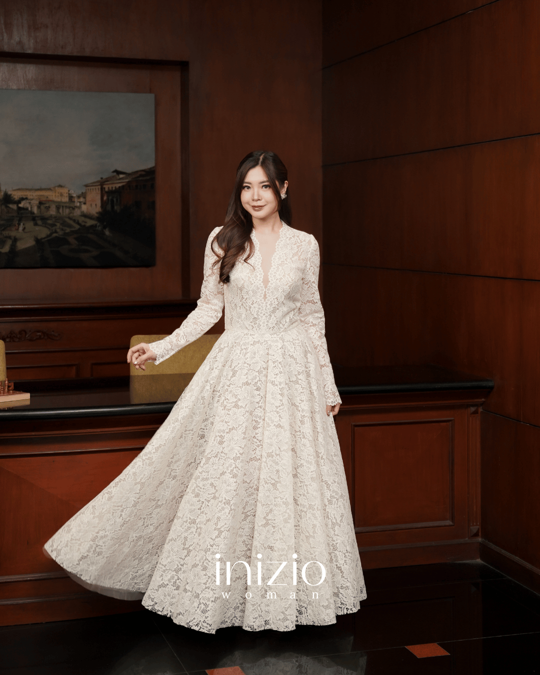 Oliana White Gown